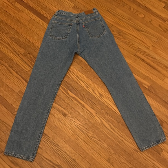 Women's Vintage Big E Jeans Button Fly Premium 501 - Picture 4 of 5